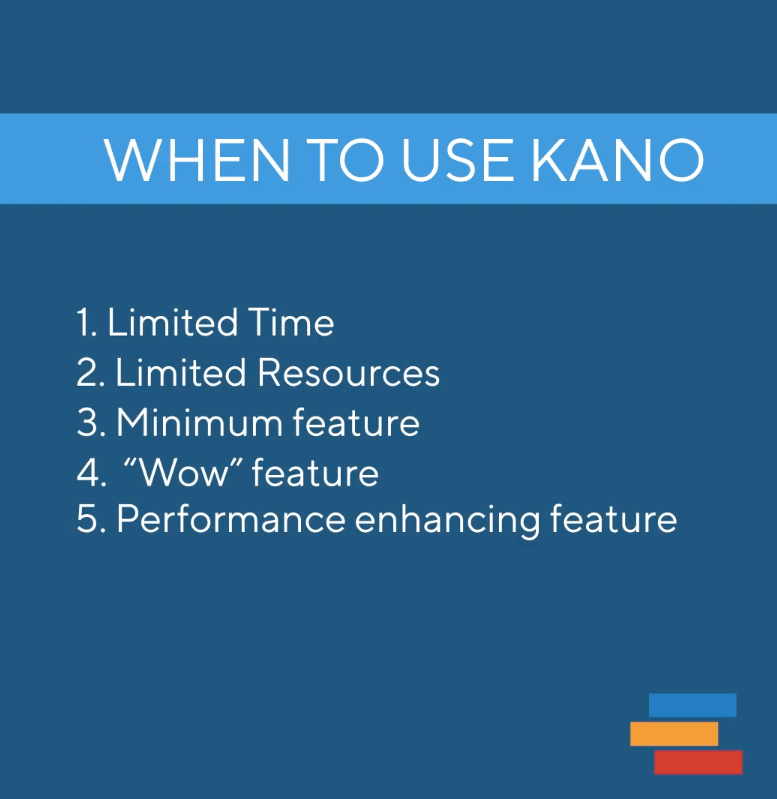 When to Use the kano model When to Use the kano model
